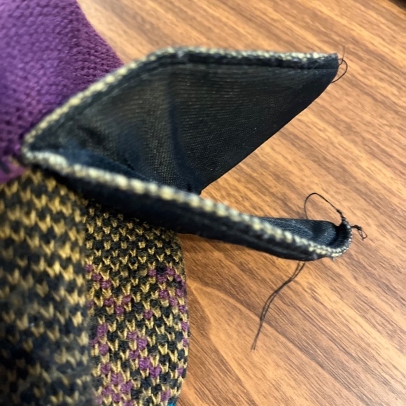 Norton McNaughton Sweater Women S Purple Floral Vintage Boho Western Granny 80s - Picture 10 of 12